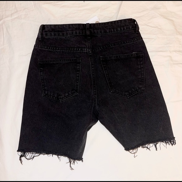 Adika Taylor Denim Biker Shorts Size S NWT - Picture 3 of 3